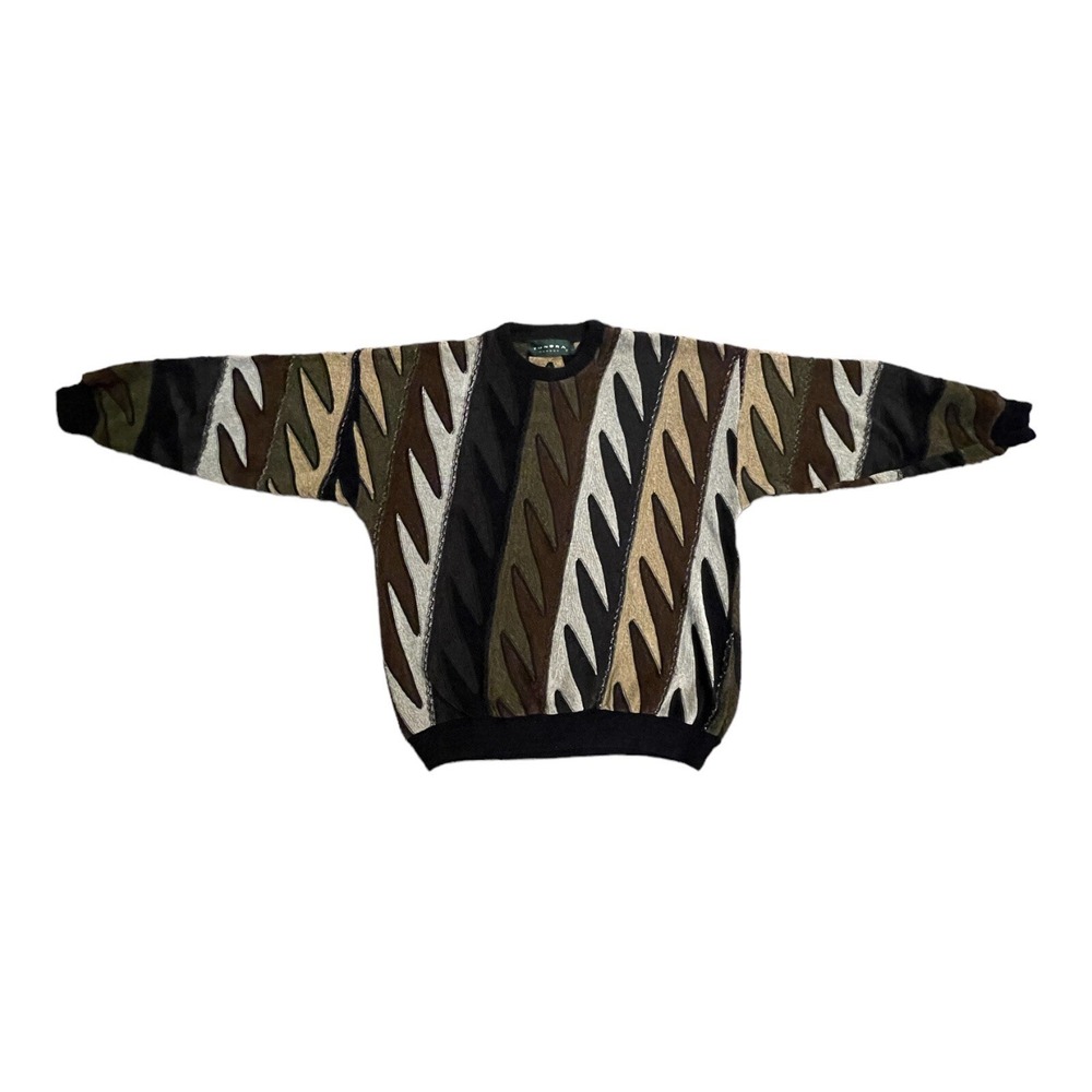 Vintage Tundra Canada Brand Long Sleeved‎ Crewneck Sweater Mens Size Large